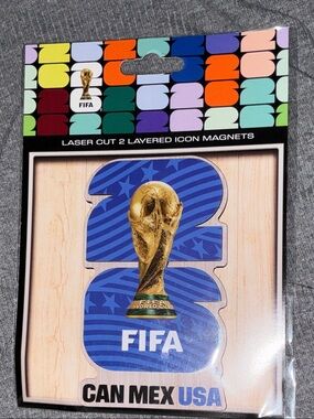 FIFA World Cup NWT Blue CAN MEX USA Home Art Print